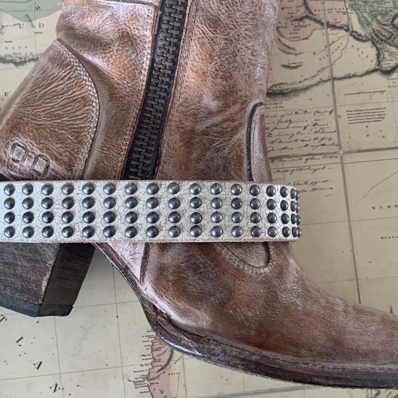 Rustic leather Boot Belts - Picture 7 of 8
